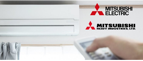 máy lạnh Mitsubishi Electric và Mitsubishi Heavy