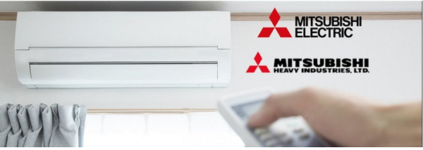 máy lạnh Mitsubishi Electric và Mitsubishi Heavy